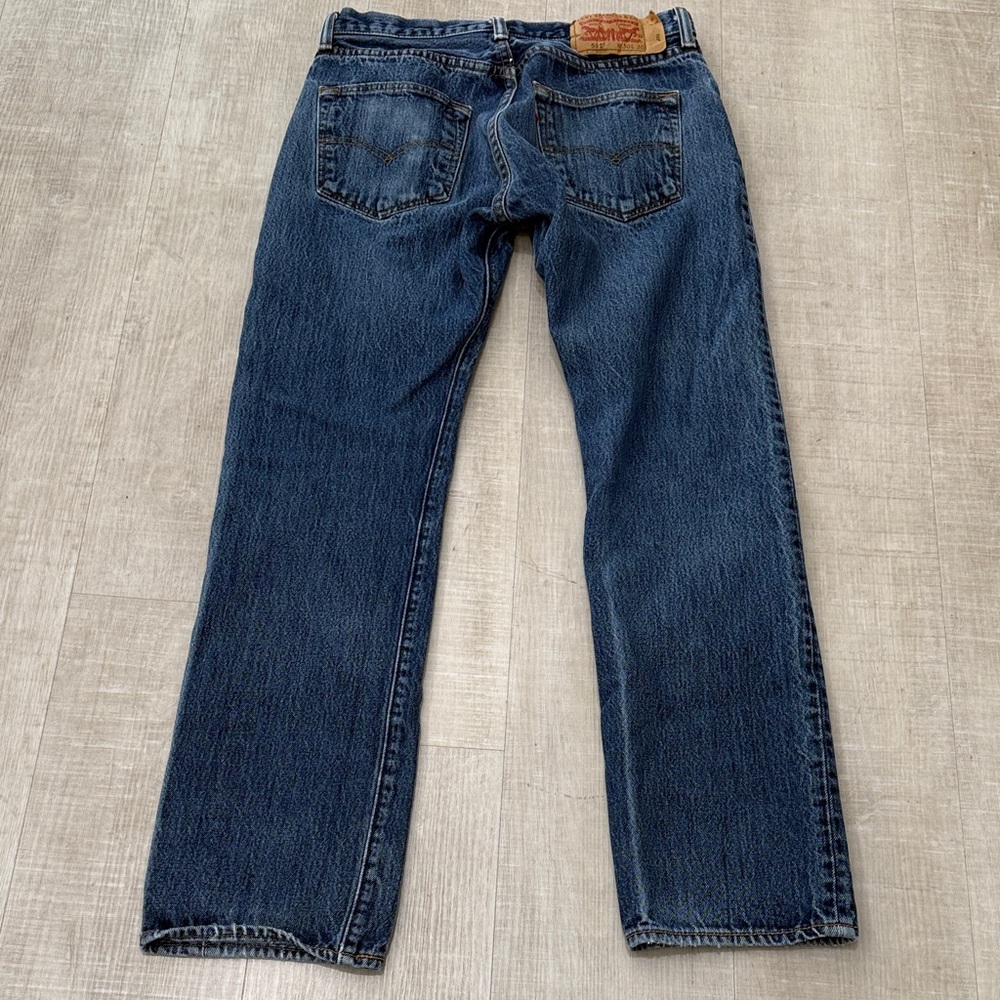 Levi's 501 Original Fit Jeans w30 L30 Button Fly Vintage Classic Straight Icon - Picture 12 of 13